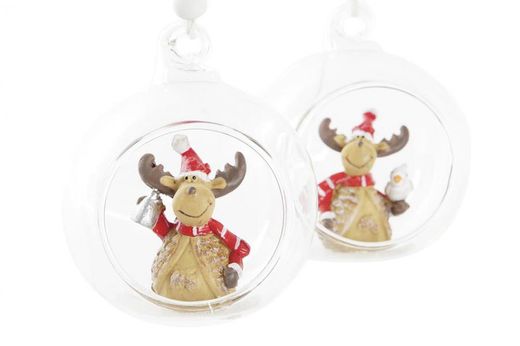 Crystal Reindeer Hanging Christmas Tree Decoration