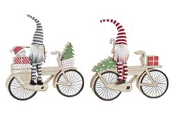 Juldekoration Trä Cykel