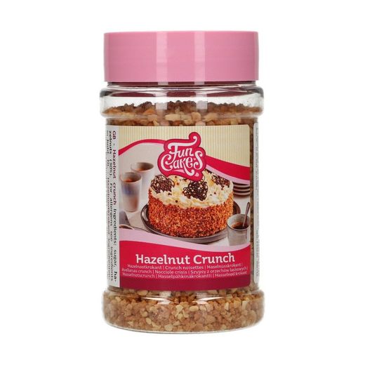 Decoração sobremesas crocantes de avelãs funcakes