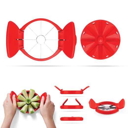 Descorazonador de Manzanas Flapple Rojo Dreamfarm