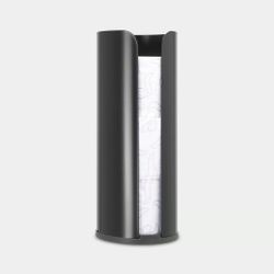 Dispensador rollos de papel WC Matt Negro Brabantia