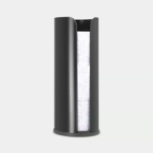Dispensador rollos de papel WC Matt Negro Brabantia