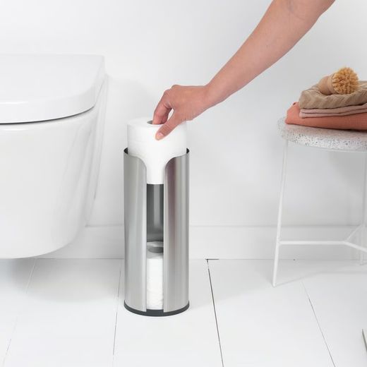 Dispensador rollos de papel WC Matt Steel Brabantia