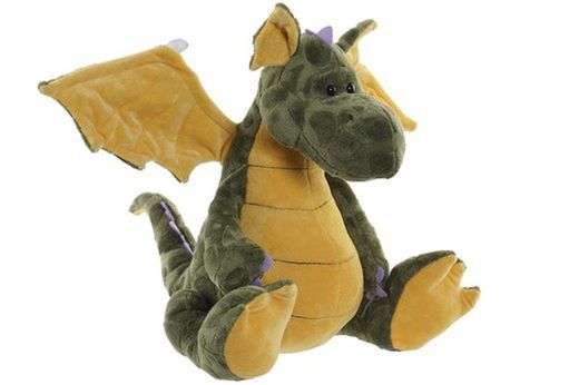 Draak sant jordi pluche 18 cm