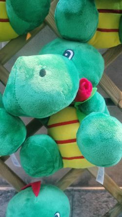 Draak sant jordi pluche 26 cm