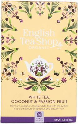 English Tea Shop Te Blanco Fruta Pasión Bio