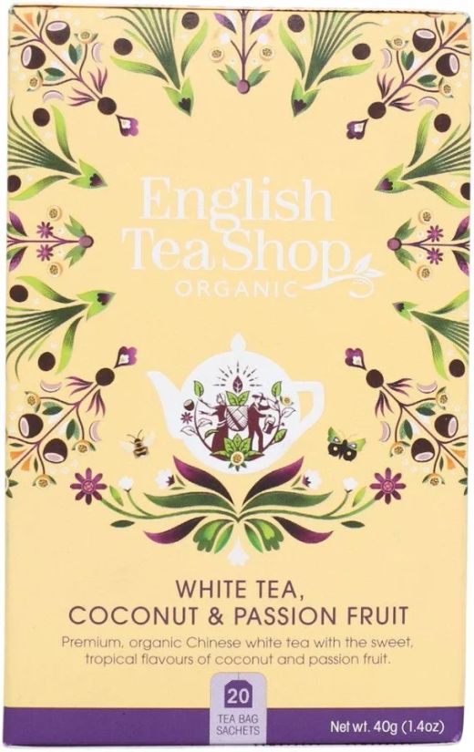English Tea Shop Te Blanco Fruta Pasión Bio