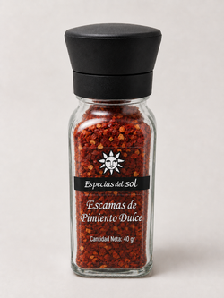 Escamas de pimiento dulce Especias del Sol 40 grs