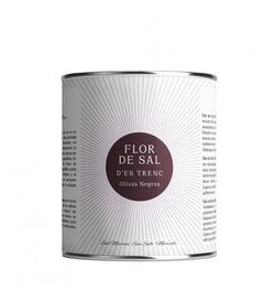 Escamas de sal marina con aceitunas Kalamata 150 g Flor de Sal d'Es Trenc