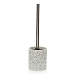 Escova sanitária para banheiro com efeito terrazzo branco