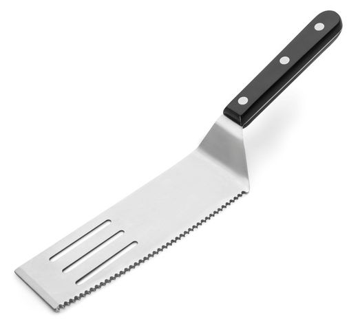 Espátula de cozinha serrilhada de aço inoxidável Lacor