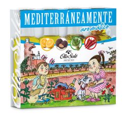 Estuche Degustación Aromática 4x40 ml AOVE Sabores Oliva Verde Olis Solé