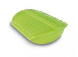 Estuche vapor lekue con bandeja 3-4 pers verde