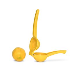 Exprimidor de cítricos aluminio amarillo 7,5 cm Iris