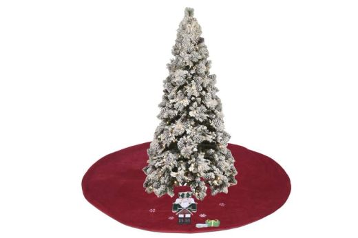 Faldón Árbol de Navidad de Poliéster 90 x 2 x 90 Cascanueces 2 Diseños