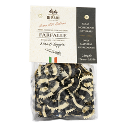 Farfalle con tinta de sepia 250 g Pasta Gourmet di Bari