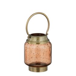 Farol Navideño Decorativo Yiva Marrón Antiguo 20 x 16 cm Edelmann