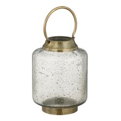 Farol Navideño Decorativo Yiva Vidrio Antiguo 29 x 21 cm Edelmann
