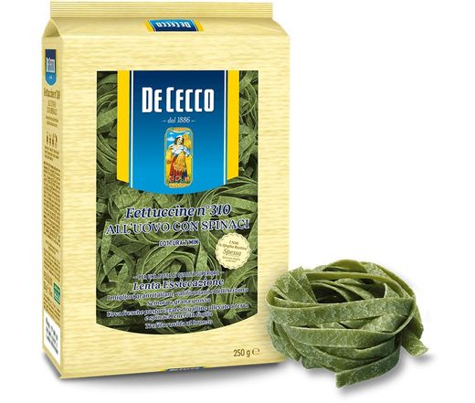 Fettuccine ninho de espinafre Cecco 250 grs