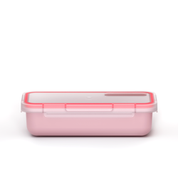 Fiambrera Contenedor hermético 0,5 litros rosa pastel Nomad Valira