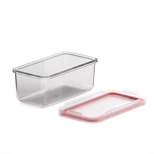 Fiambrera Contenedor hermético 1 litro transparente Nomad Valira