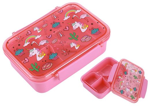 Kids UNICORN lunchbox met I-Total bestek