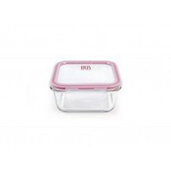 Fiambrera vidrio 690ml cuad (apta para horno) iris