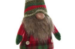 Figura 20 x 10 x 55 80 Gnomo Multicolor de Navidad