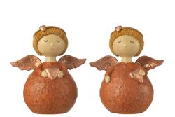 Figurine Ange Noël Cœur Cuivre Grand Jolipa