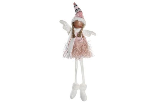 Figura di Natale Ragazza Angelo 22x15x48