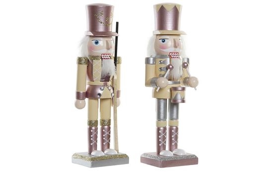 Figura cascanueces navidad de madera chic 25 cms