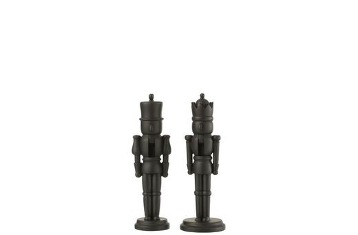 Black Medium Christmas Nutcracker Figure