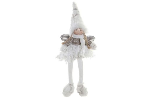 Julfigur ängel vit 42 cm