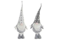 White Christmas gnome figure 57 cm