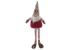 Figura gnomo natal vermelho 60 cms