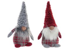 Figura gnomo navidad rojo 40 cms