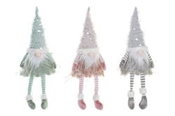 Green Pink Gnome Figure Christmas 14x11x42