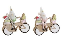 Wooden Christmas Bicycle Figure 21x2x21