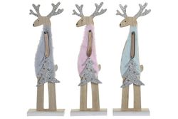 Figura z drewna renifer