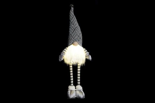 Christmas Figure Bearded with LED