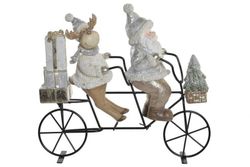 Figura navidad bicicleta