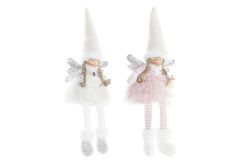 Figur Jule Hønse Pink Hvid