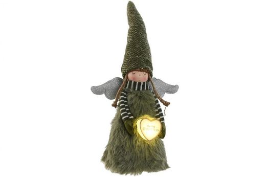 Christmas LED Figure Angel Green