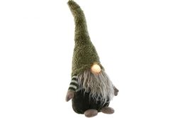 Christmas LED Gnome Figure Ideal Gift Green