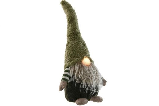 Christmas LED Gnome Figure Ideal Gift Green