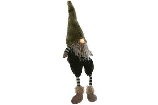 Christmas LED Gnome Figure Ideal Gift Green