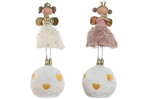 LED Resin Christmas Fairy Figure