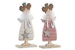 Christmas wooden angel figure 20 cm