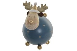 Metallic Christmas figure
