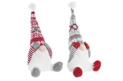 Figur Juletid Plys Gnom LED Belysning Sædende